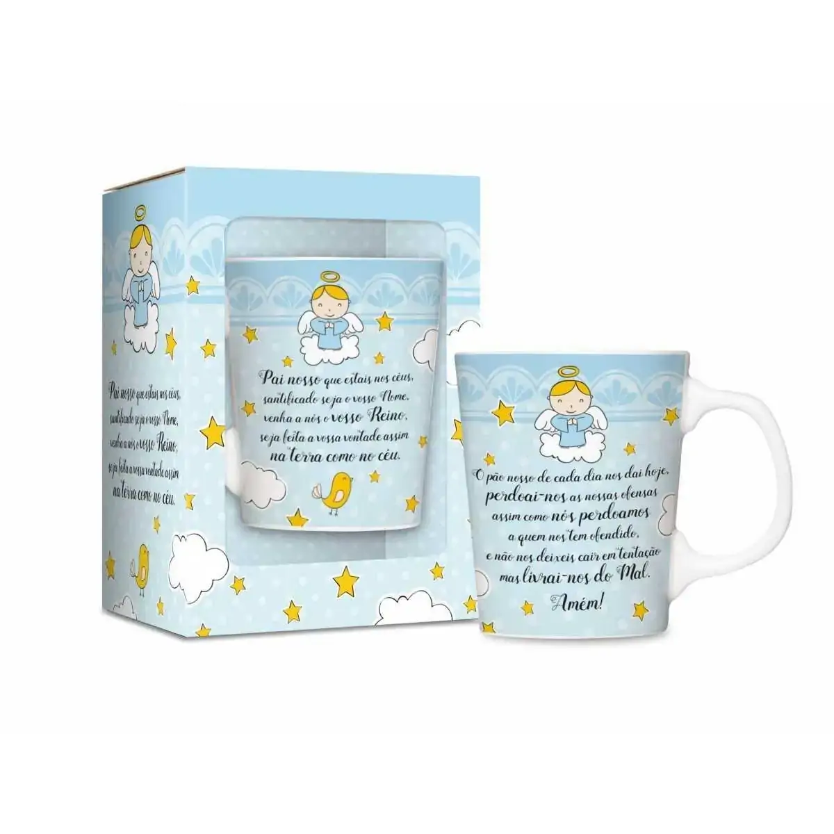 Caneca Porc.pai Nosso Prem.az 280ml