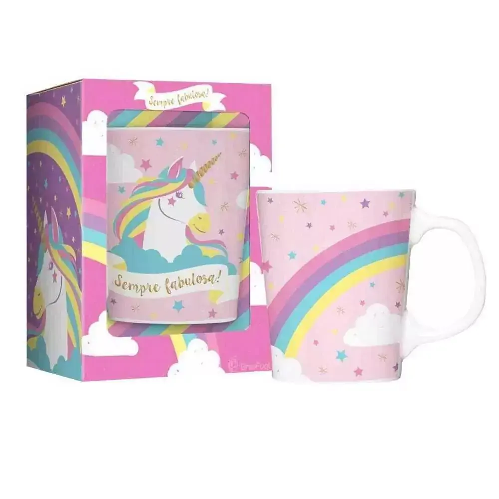 CANECA PORCELANA UNICORNIO 2 BRASFOOT