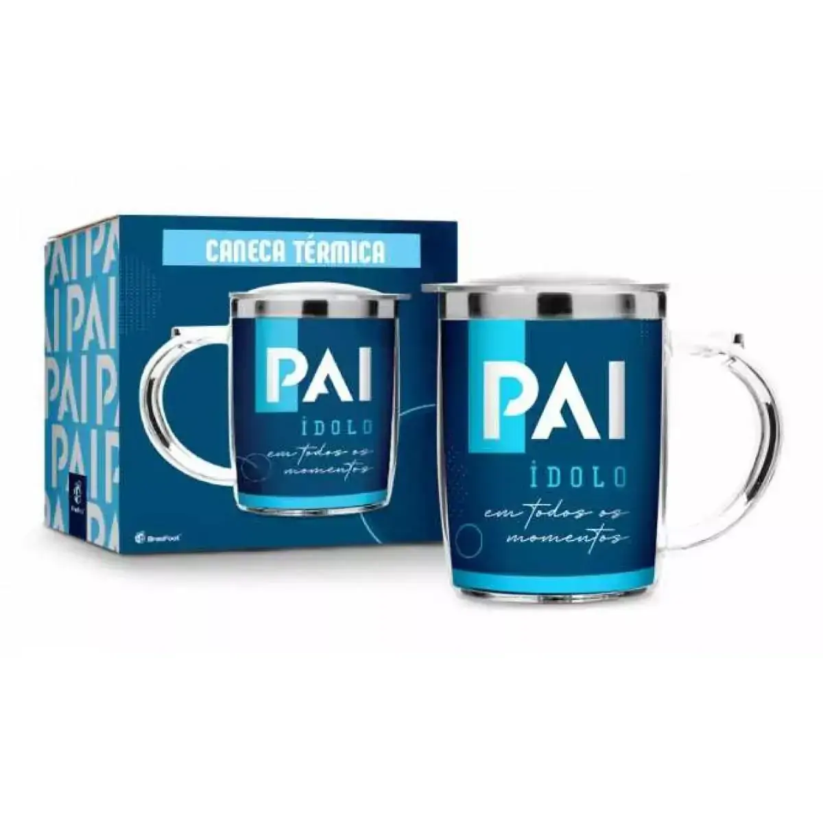 Caneca Plástica Inox Sw - Pai Idolo