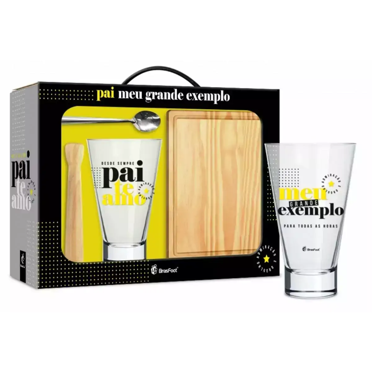 Conjunto Caipirinha 4 peças - Pai Orgulho e Admiração