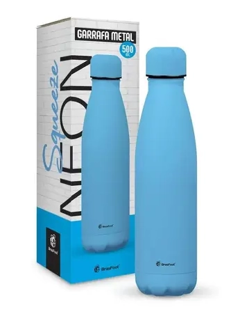 Guarrafa Termica Metal Azul Neon 500ml