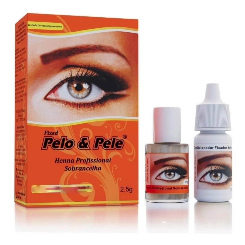 Henna P/sobrancelha Pelo Pele Marrom 2,5g