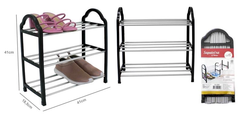Sapateira Plastico 6 Pares Imporiente