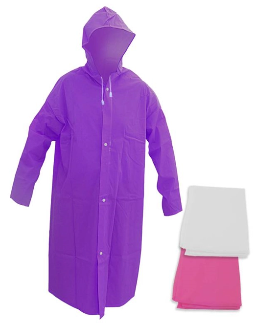 Capa De Chuva Adulto Branca Tamanho M Imporiente U