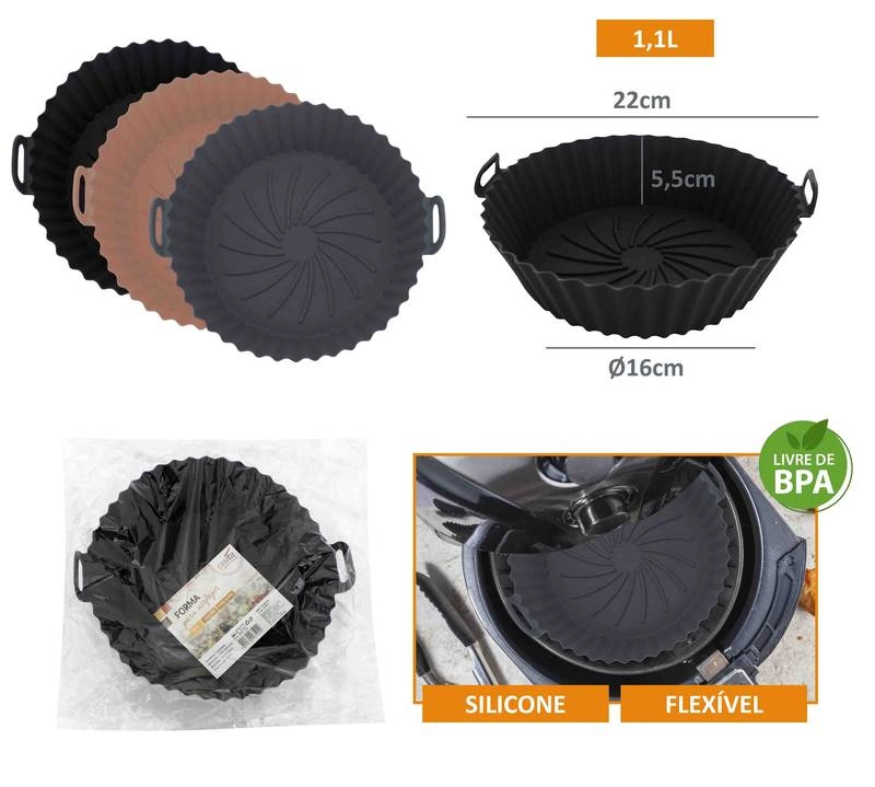 Forma Airfryer Silicone 1.1l Ca09740 Imporiente