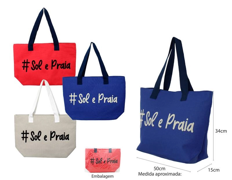 Bolsa Praia Sol Sortida 50cm Im46262 Imporiente