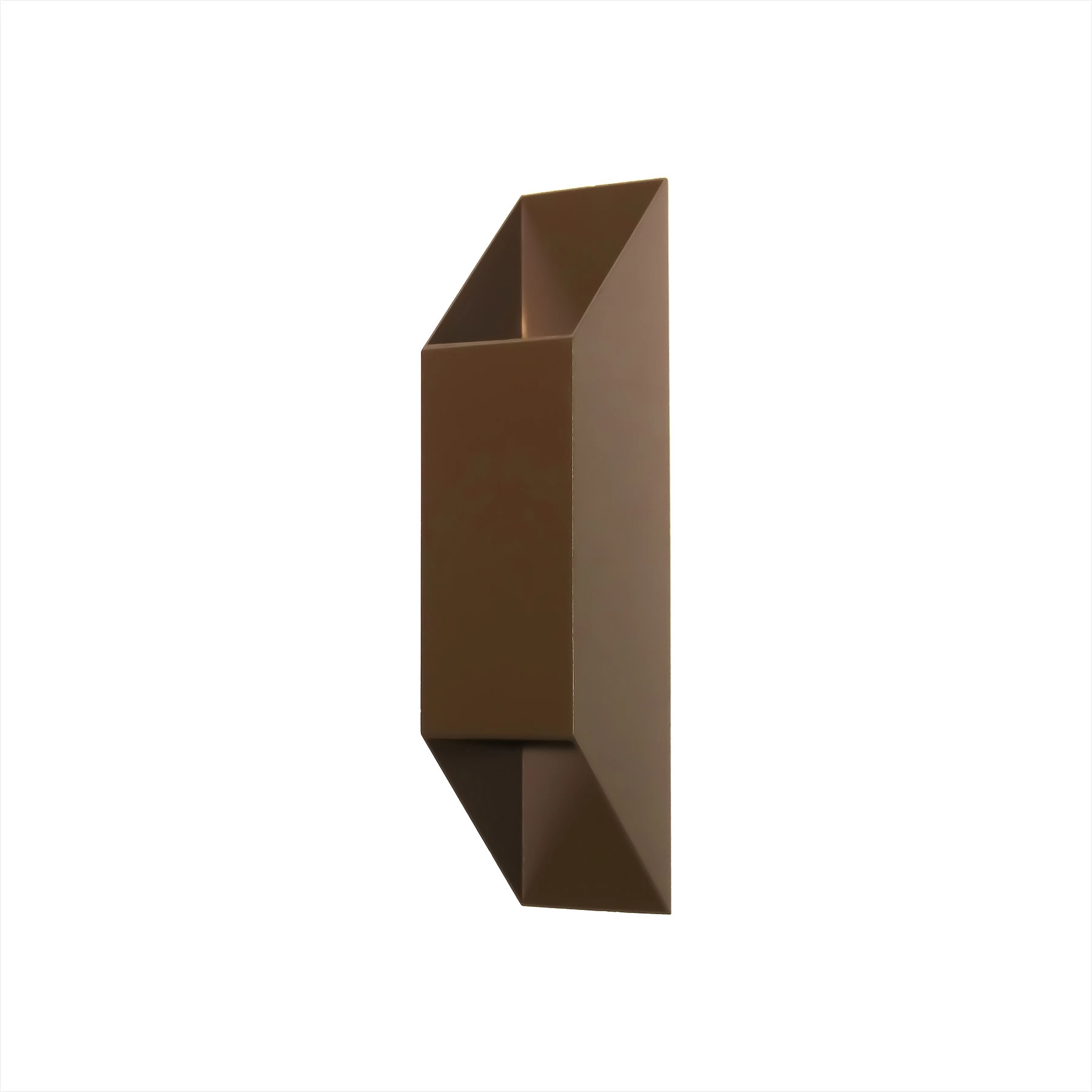 Arandela de Parede Externa IP44 Ideal Iluminação Marrom Bivolt
