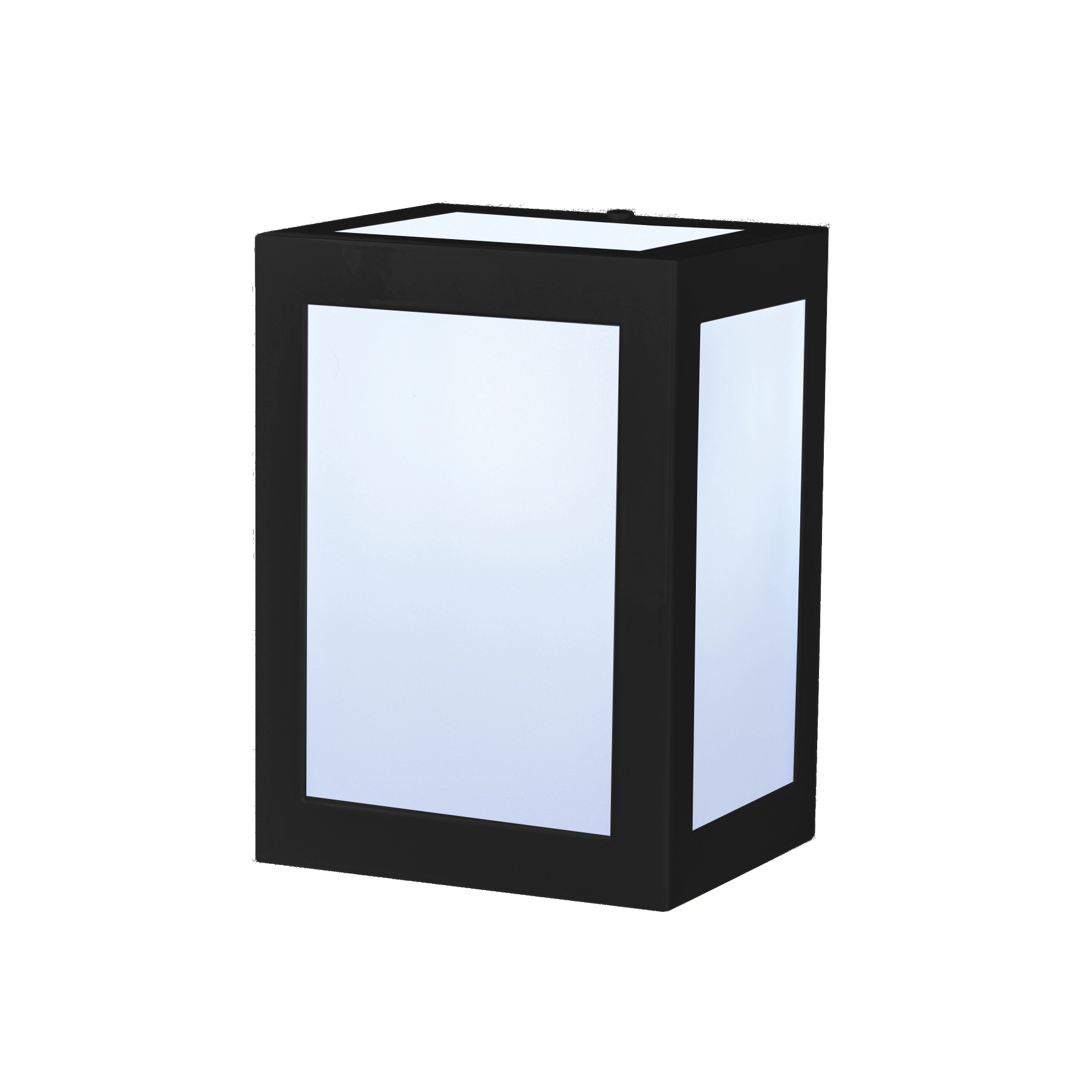 Arandela de Parede Externa IP44 290 Ideal Iluminação Preta Bivolt