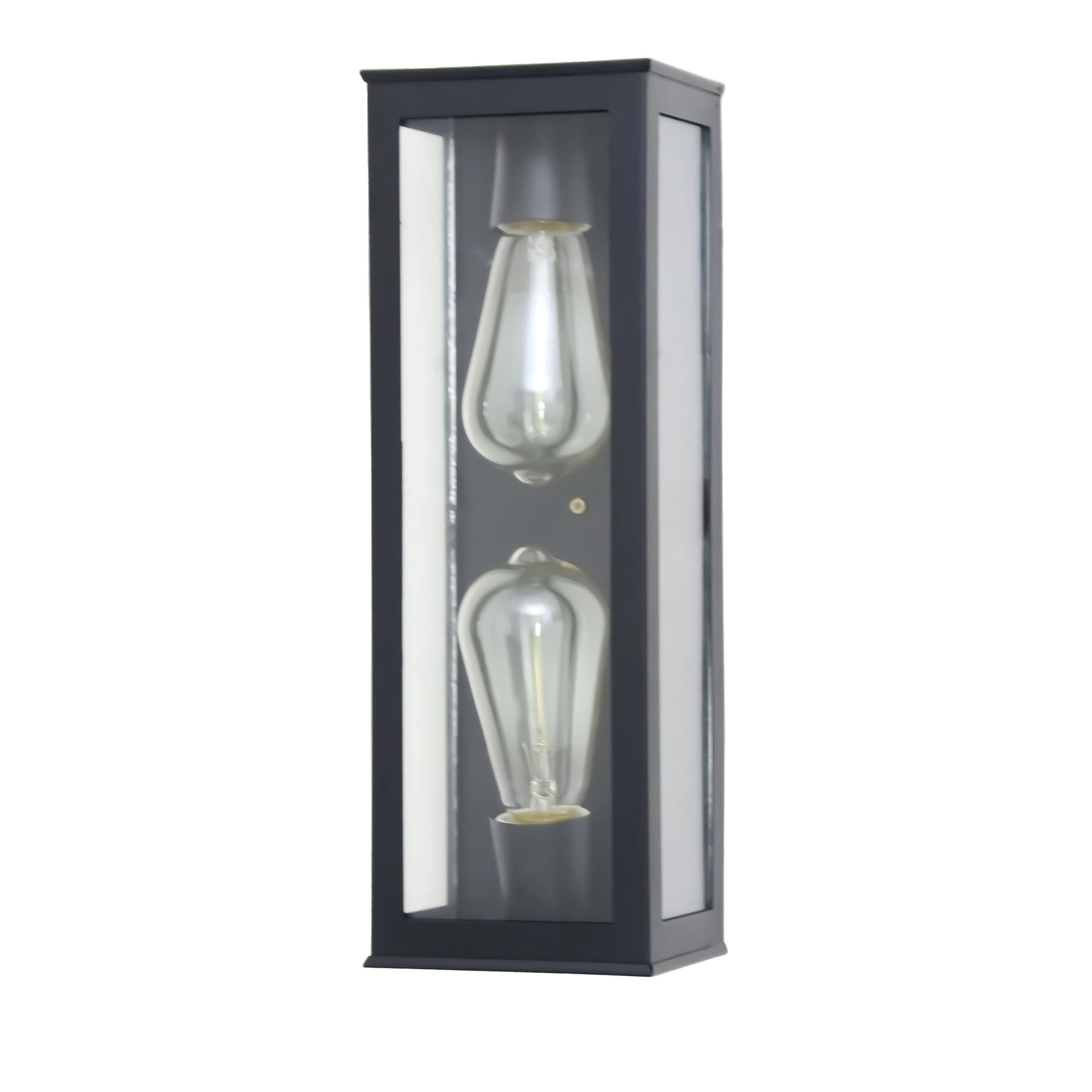 Arandela Preta Microtexturizada Alumínio IP44 262 Vintage Ideal Iluminação