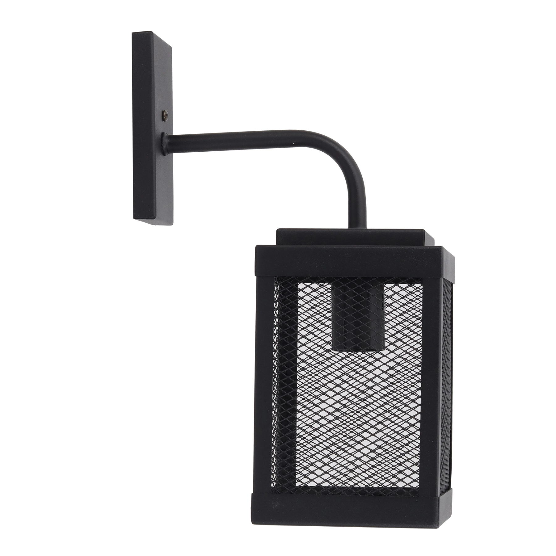 Arandela de Parede Externa IP44 LA-24-B Ideal Iluminação Preta Bivolt