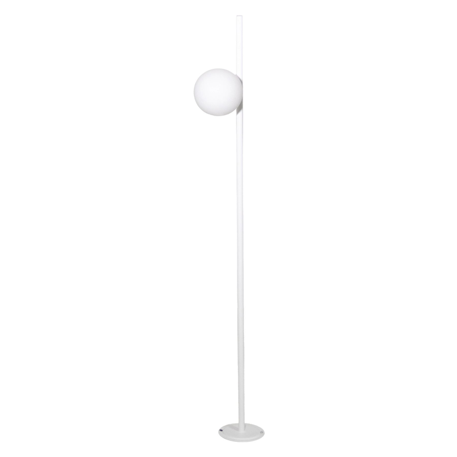 Espeto Balizador 1 Lâmpada Branco Alumínio Clean Lines 90cm Ideal Iluminação