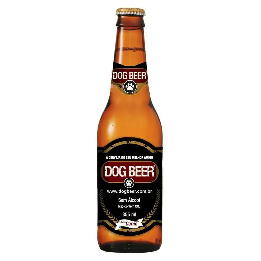 Cerveja Para Cães Dogbeer Sabor Carne 355ml