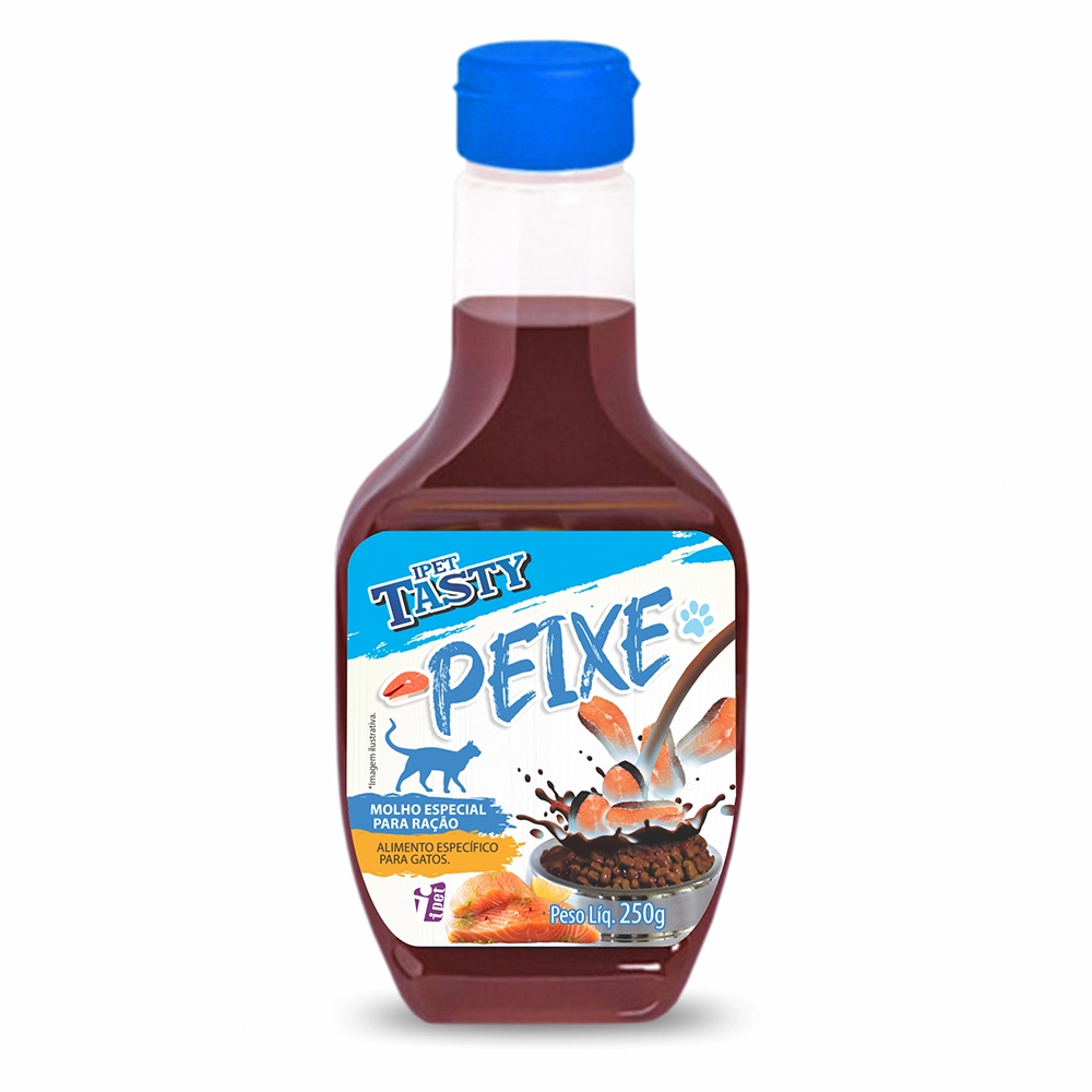 Ipet Tasty Molho Racao Cat Sabor Peixe 250g