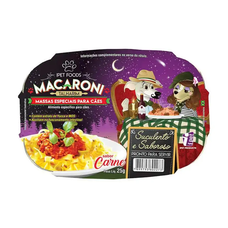 Ipet Foods Macaroni Talharim 25g