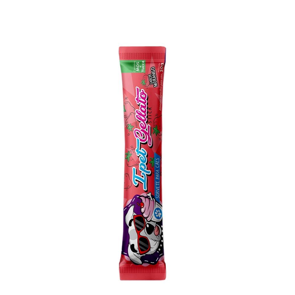 Sorvete Ipet Gellato Caes Sabor Morango
