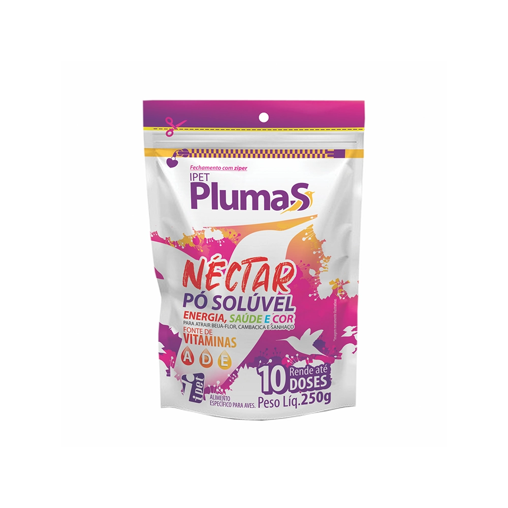 Nectar Em Pó Ipet Plumas 250 G