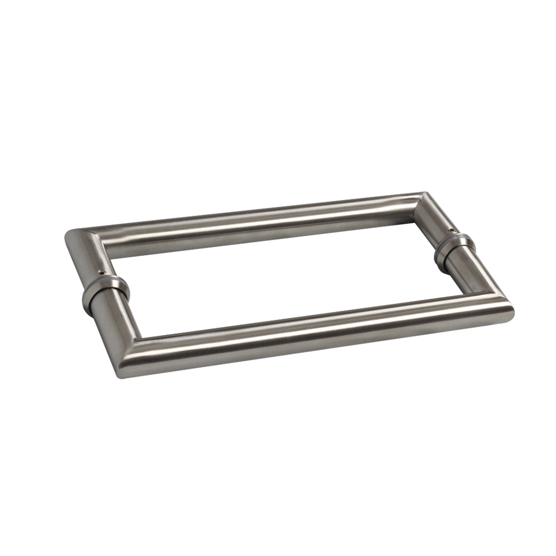 Puxador para Box Alça 130mm Cinza Escovado 1 peças