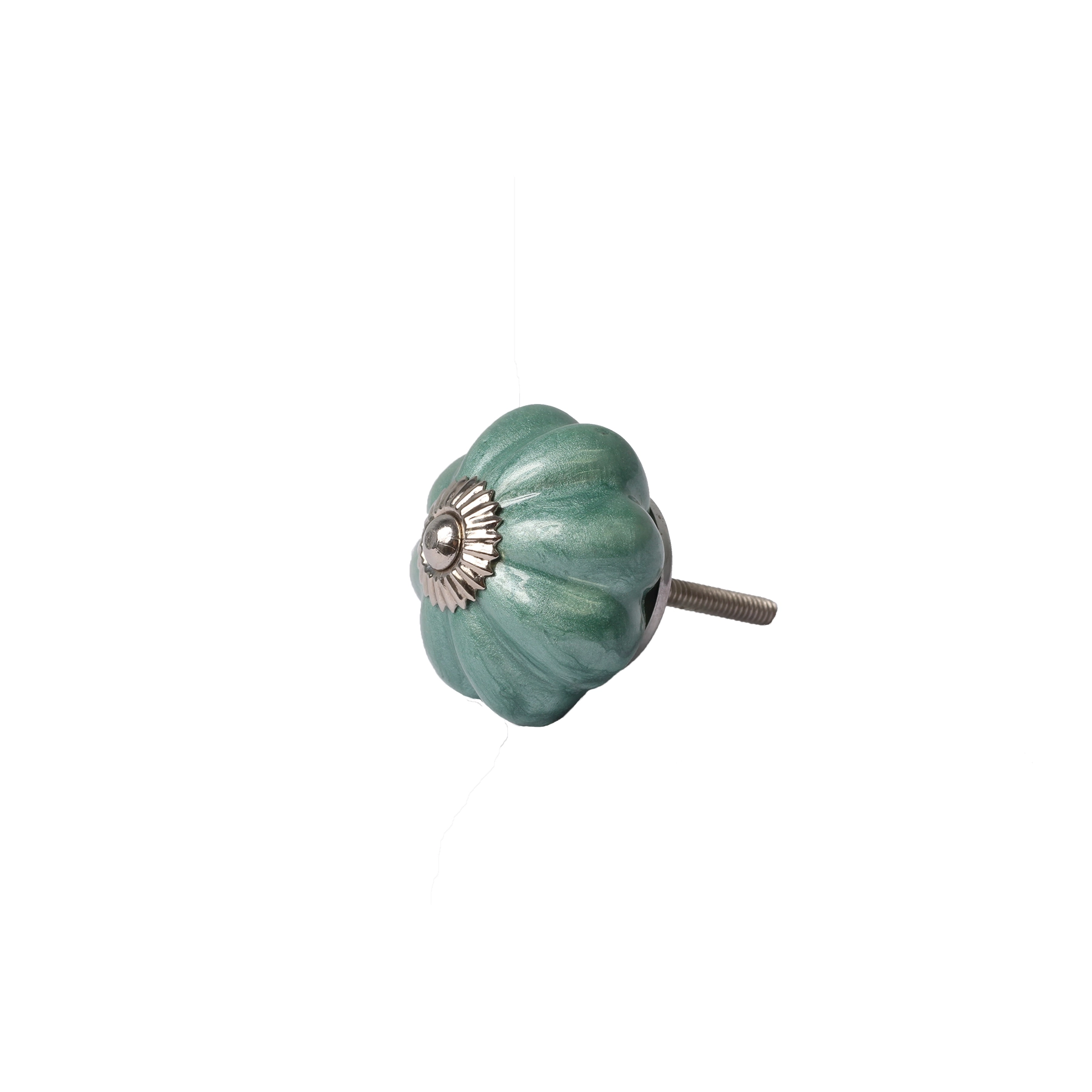 Puxador para Móveis Cerâmica 40mm Verde Brilhante 4 peças Vênus Victrix