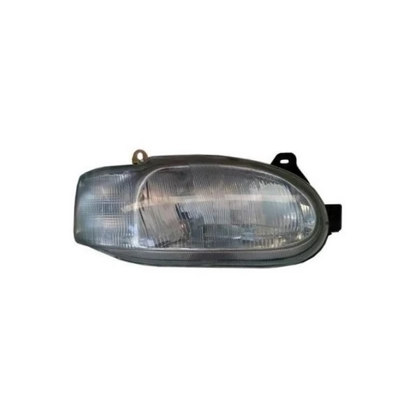 Farol Principal FORD ESCORT/ESCORT SW Lado Direito Carcaça Preta - FABRICIO F036