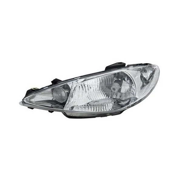 Farol Principal PEUGEOT 206/206 SW Lado Esquerdo Monorefletor - FABRICIO FAR0239