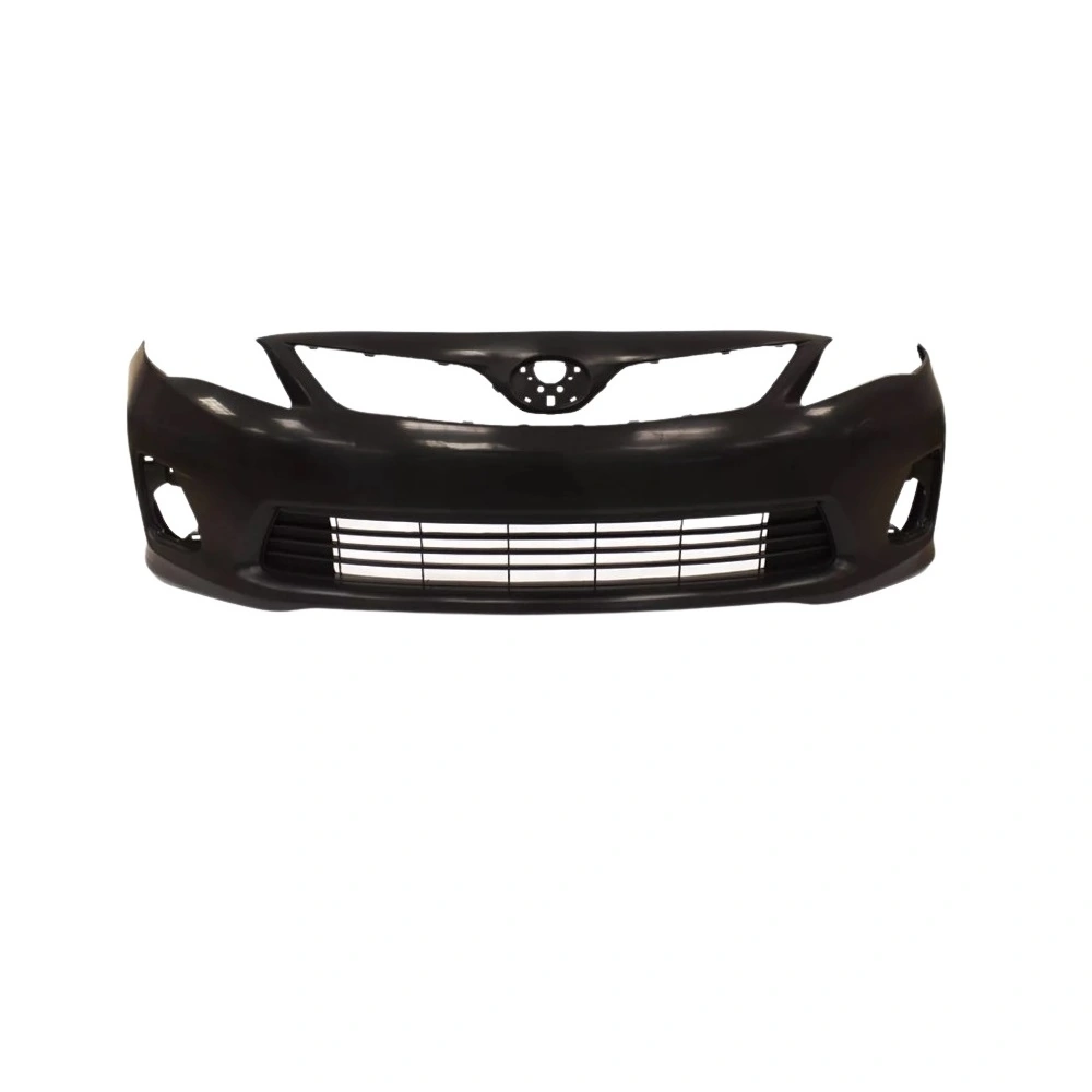 Para-choque Dianteiro TOYOTA COROLLA Preto Liso com Furo - FABRICIO 0047CP