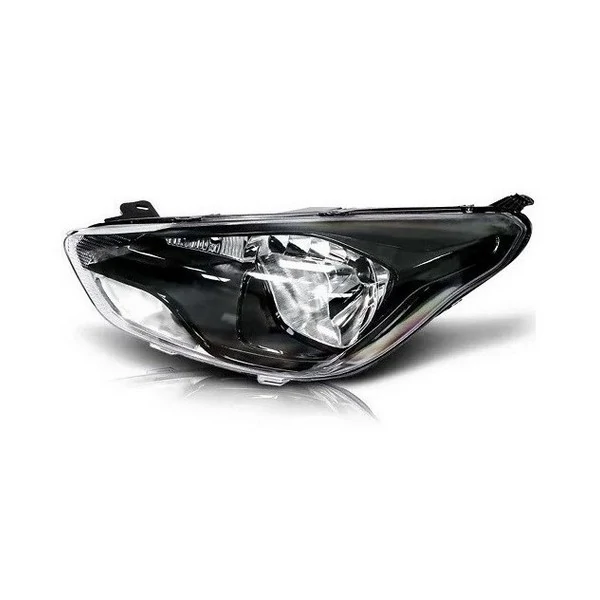Farol Principal FORD KA Lado Esquerdo Máscara Negra - FABRICIO FAR0181
