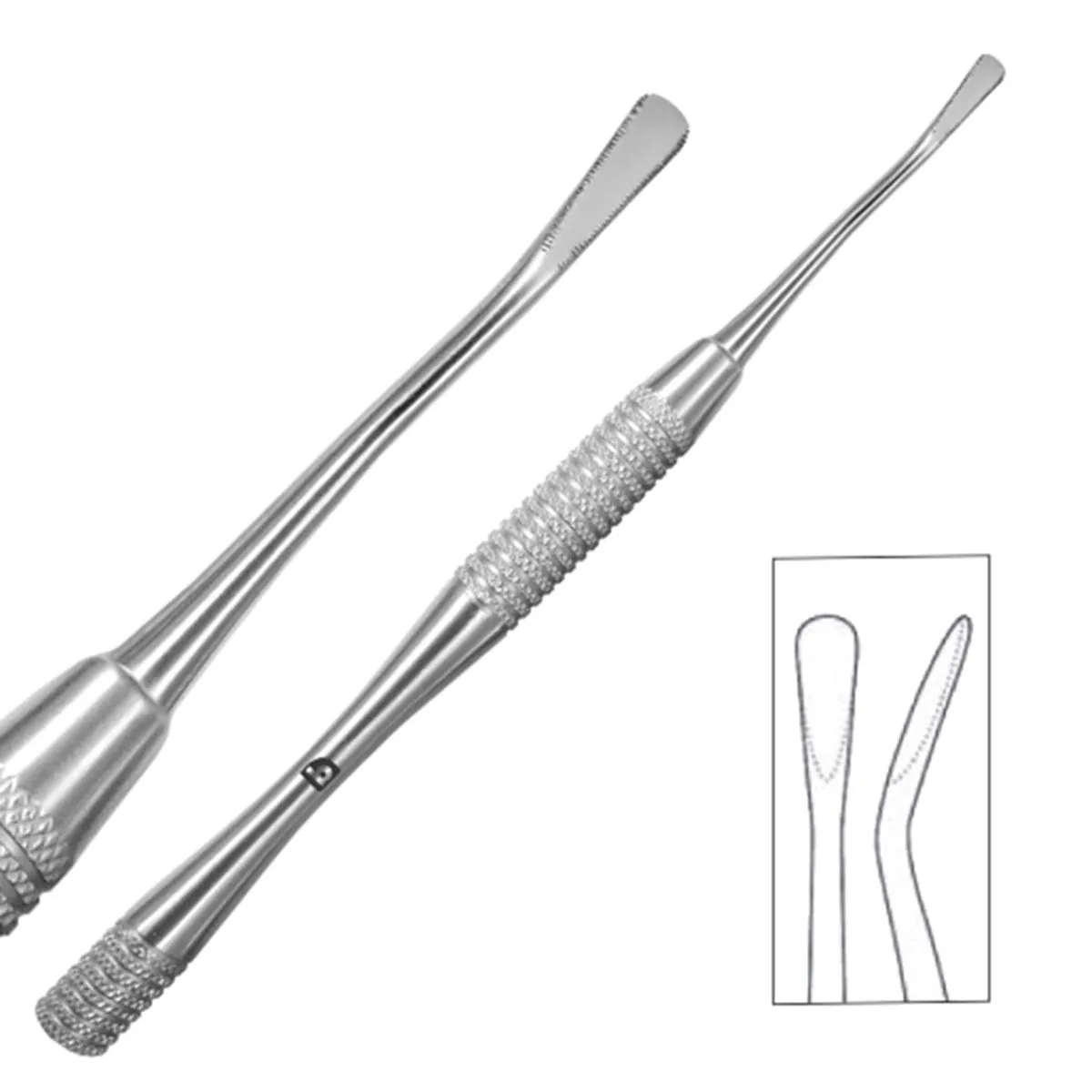 Elevador Vectis Curvo Mesial - Quinelato - Elevador Vectis Curvo Mesial 4,5mm - Quinelato