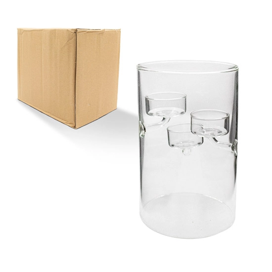 Porta Vela Vidro 20x12cm Ns307708 Cim