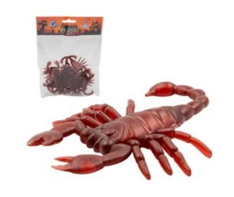 Enfeite Halloween Escorpiao Grande Plast. 45x35cm C/12 Ref.ns329583 Cim