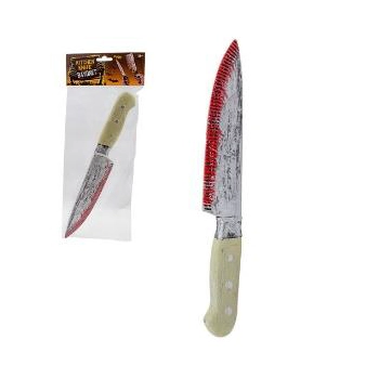 Enfeite Faca De Cozinha C/sangue 45cm Ref.ns329694