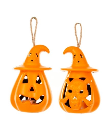 Enfeite Halloween Lanterna Abobora Ref Ns