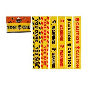 Enfeite Fita Halloween Perigo 75cmx6m Ref.ns329739
