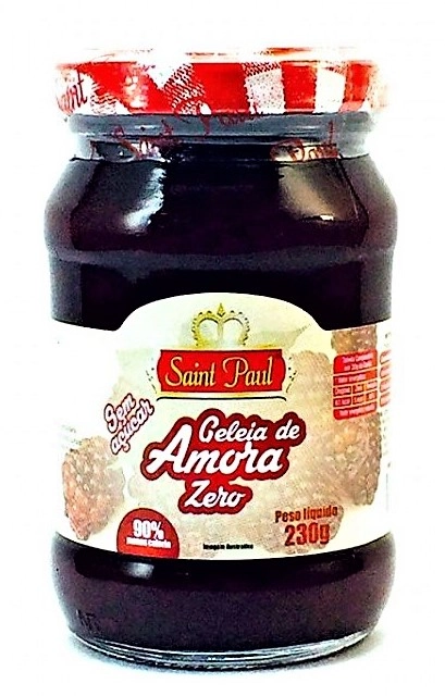 Geleia Zero De Amora Saint Paul Vidro 12x230 G