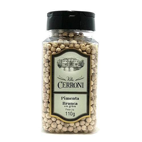 Pimenta do Reino Branca em Grãos - Villa Cerroni - 110 g
