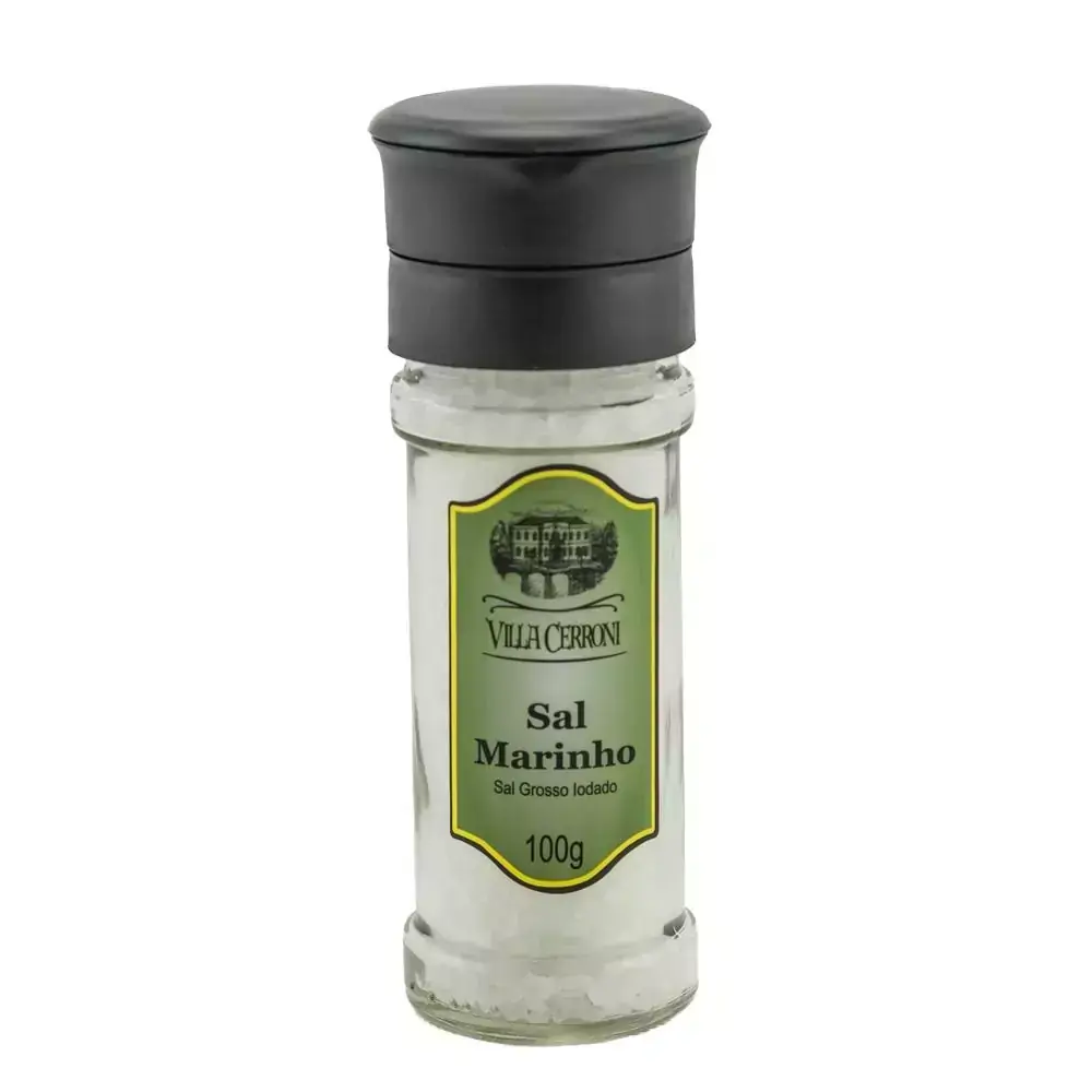 Sal Marinho - Moedor Reutilizável - Villa Cerroni - 100 g