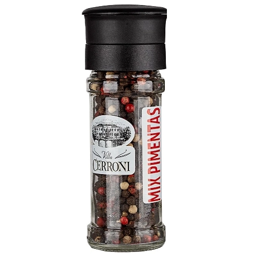 Mix de Pimentas - Moedor Reutilizável - Villa Cerroni - 50 g