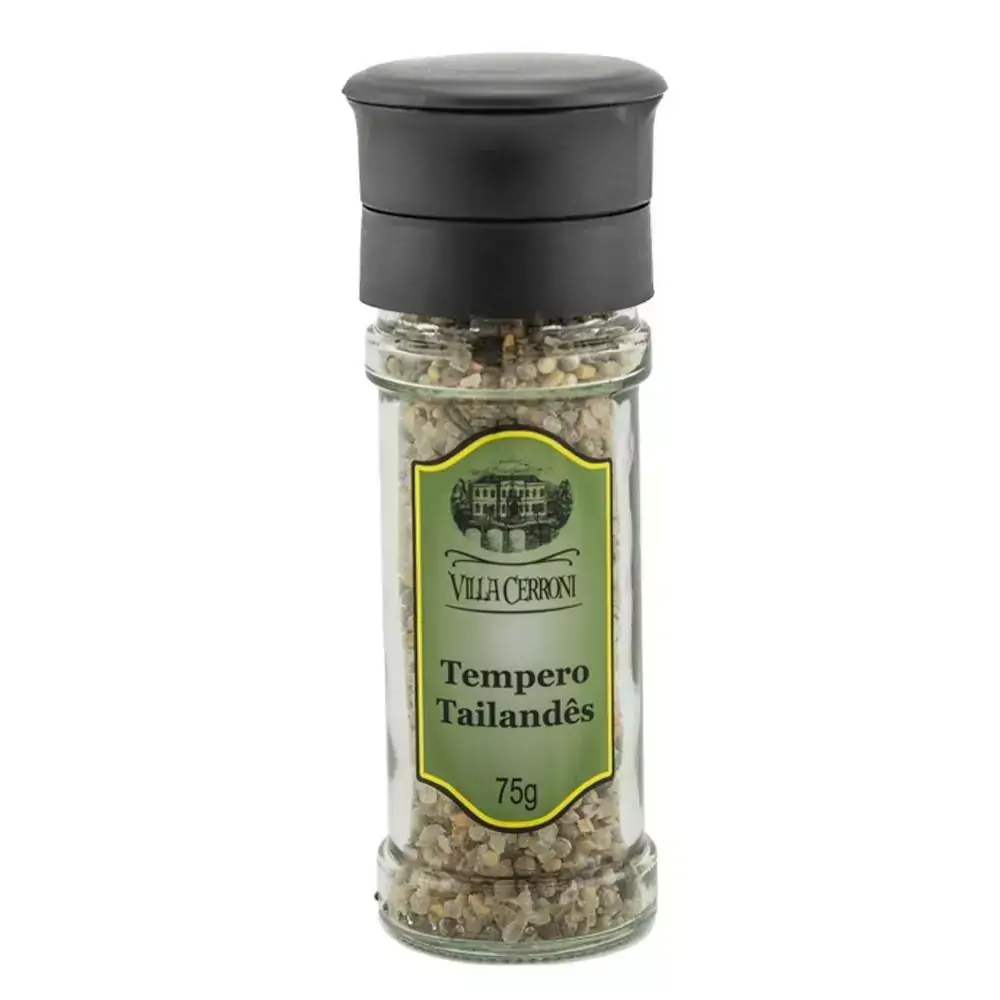 Tempero Tailandês - Moedor Reutilizável - Villa Cerroni - 75 g