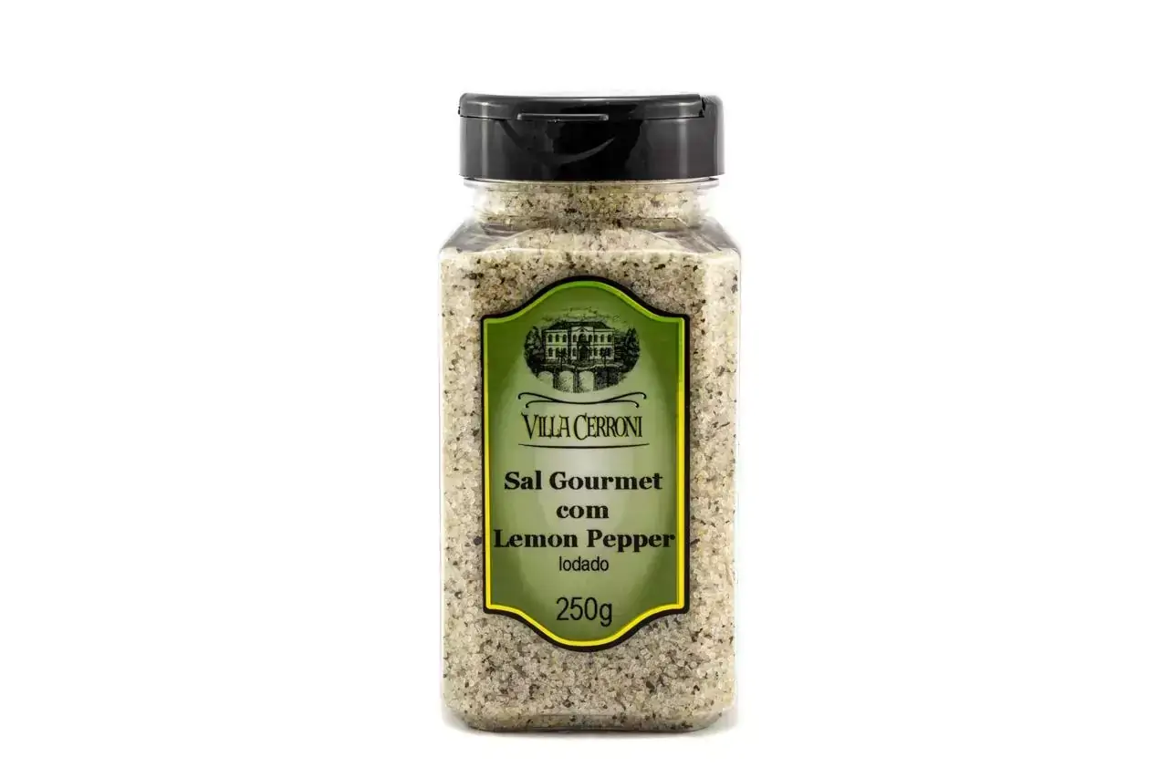 Sal Gourmet com Lemon Pepper - Villa Cerroni - 250 g