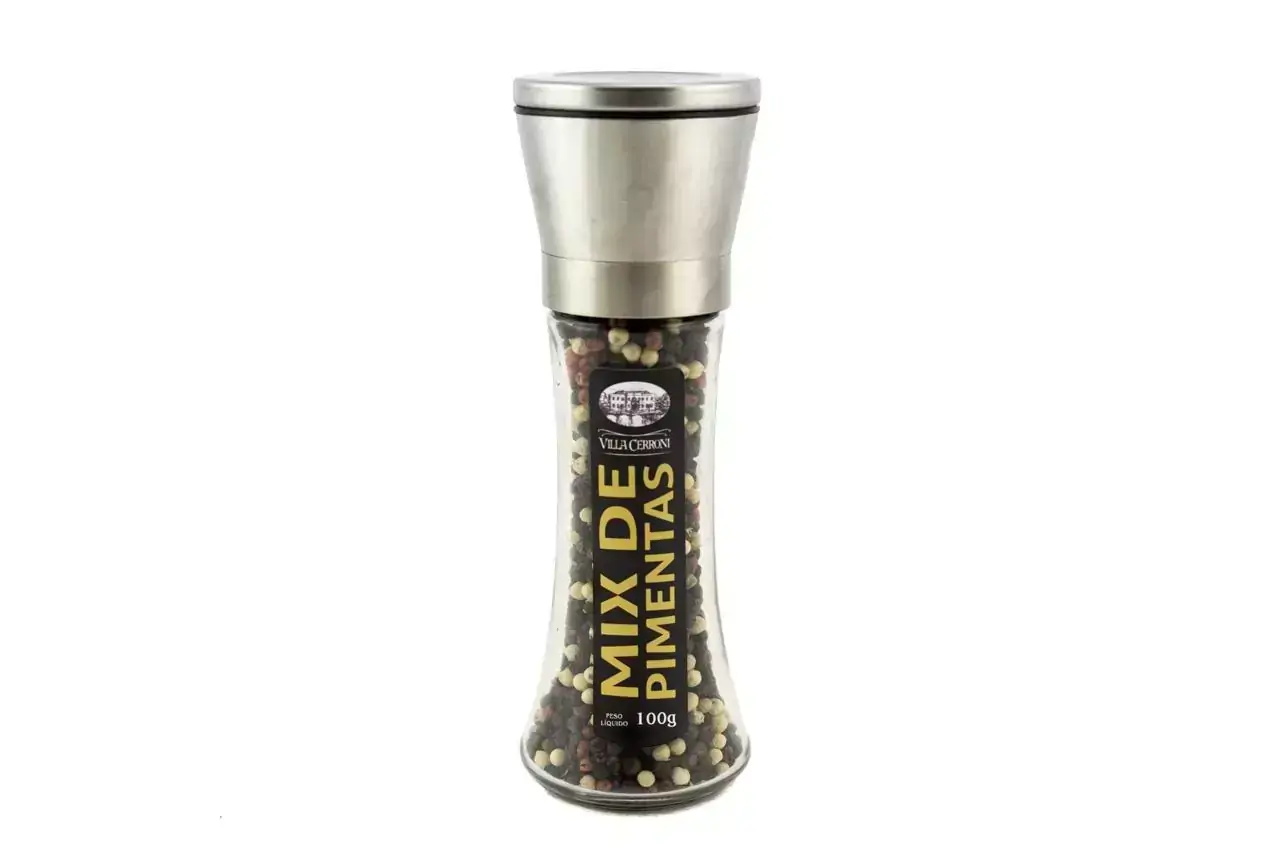 Mix de Pimenta em Grãos  - Moedor Inox 100 gr