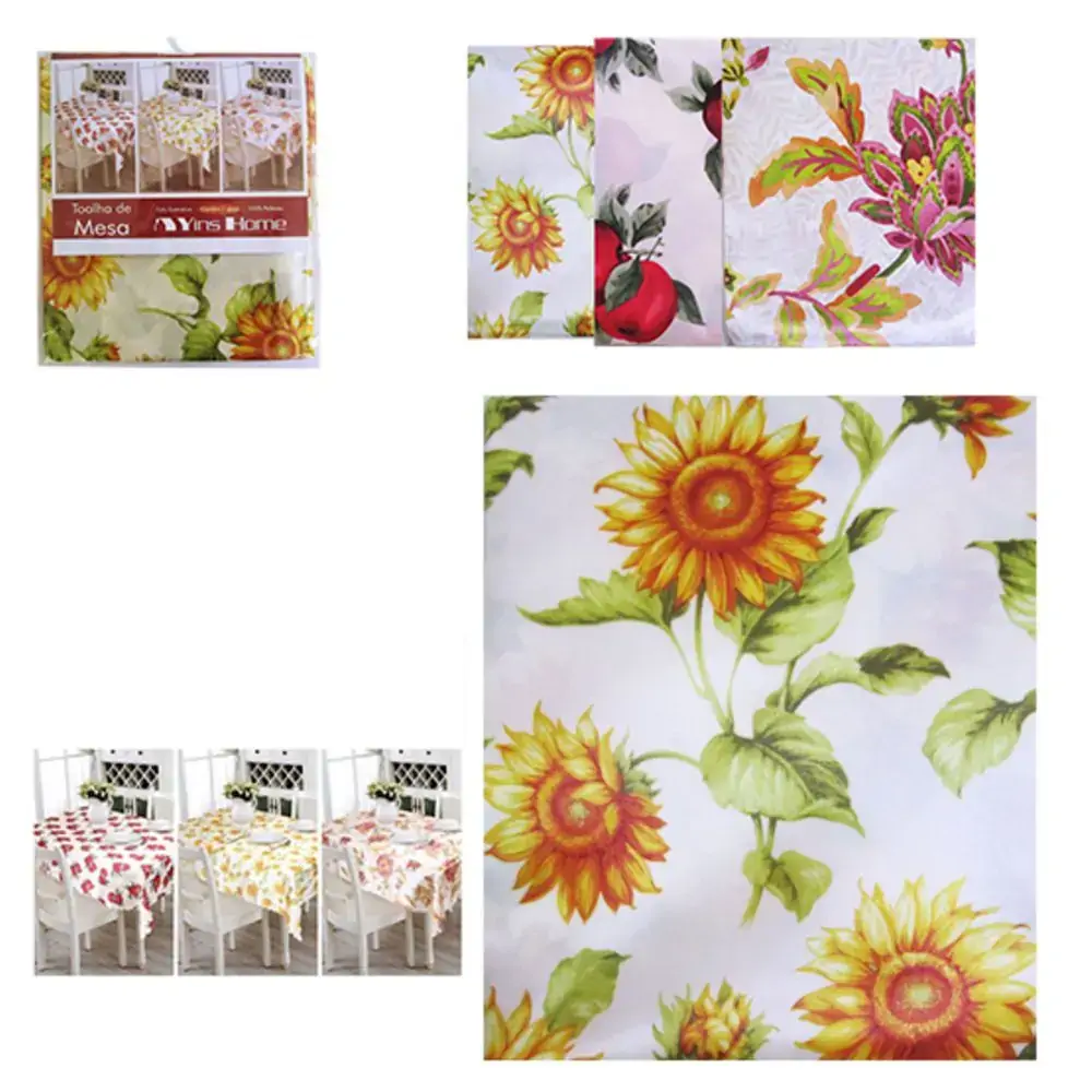 Toalha De Mesa Yins Estampada Ret 18762