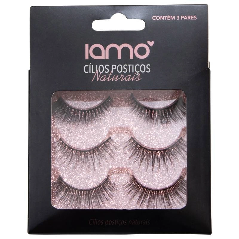 Cilios Posticos Naturais 3 Pares Ys43163 Yins