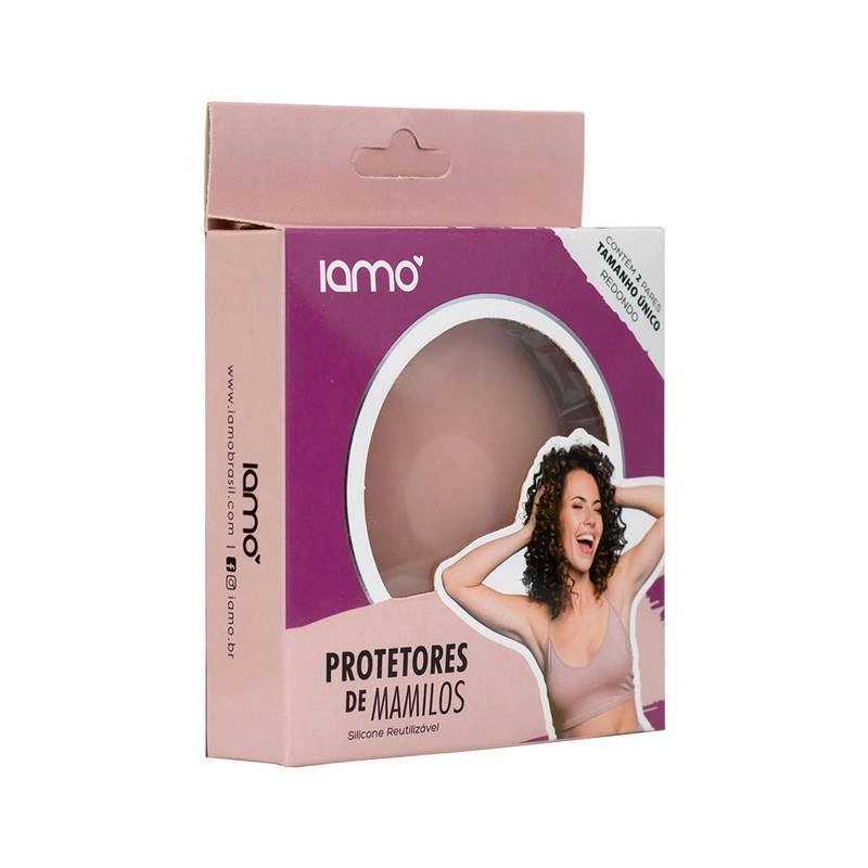 Protetor Adesivo Seio Silicone Redondo 6.5cm 2un Ys43167 Yins