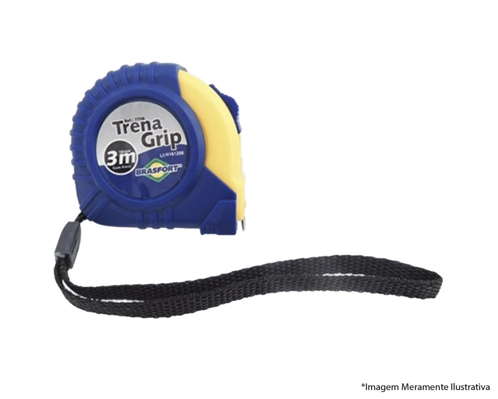Trena Emb 03mx16mm Grip C-trava Brasfort 7758 Blister