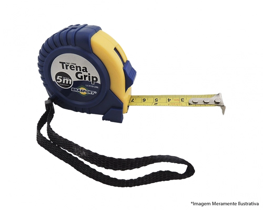 Trena Emb 05mx19mm Grip C-trava Brasfort 7760 Blister