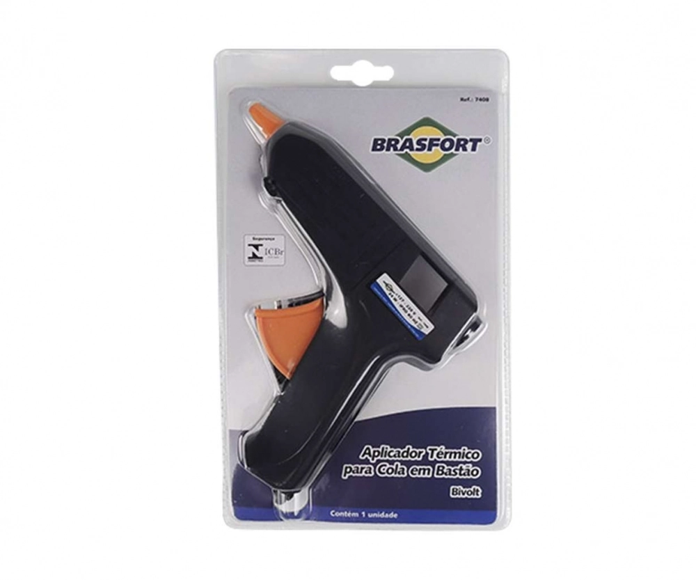 Pistola Cola Brasfort 24w Bivolt 7408 Blister