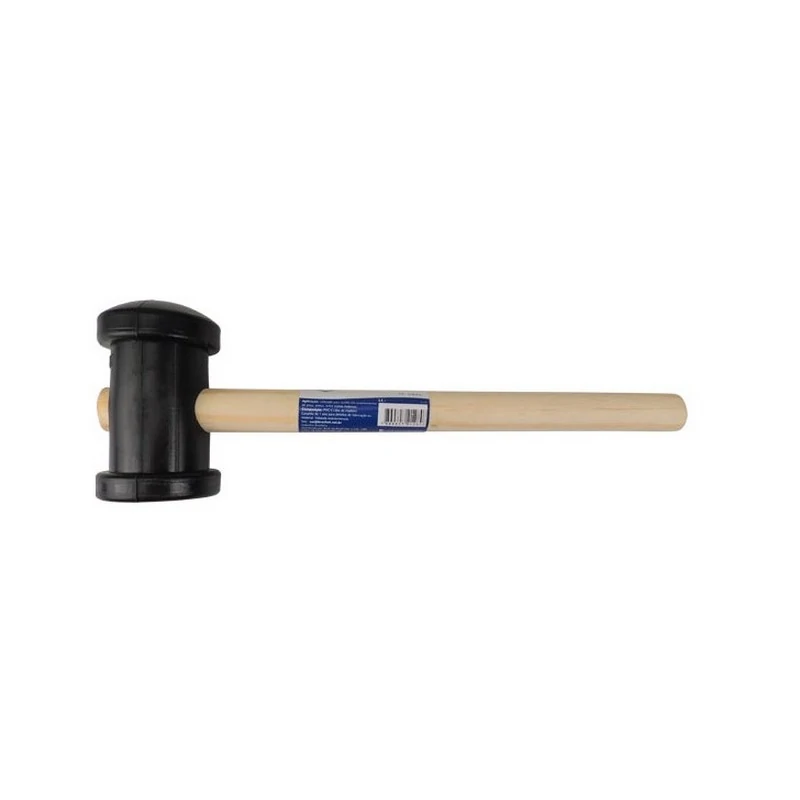 Martelo de Borracha Grande (Preto) - BRASFORT 7874