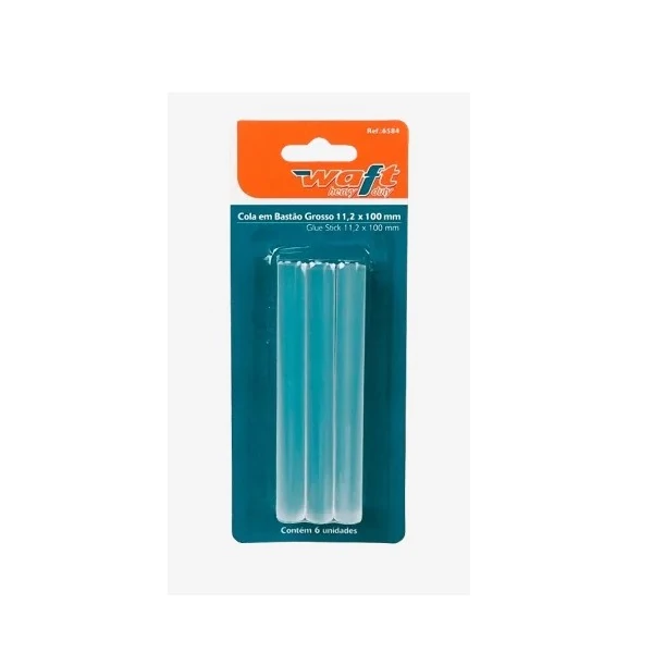 Kit Refil de Cola Quente grosso 11,2mmx100mm (6 Peças) - WAFT 6584