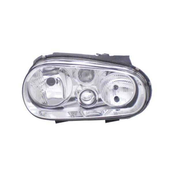 Farol Principal VOLKSWAGEN GOLF Lado Direito Máscara Cromada Regulagem Manual H1/H7 - CAMBUCI IMPORTS 035512
