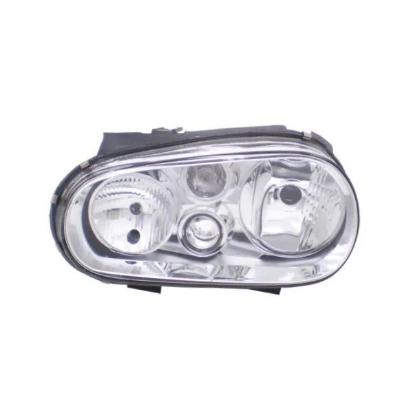 Farol Principal VOLKSWAGEN GOLF Lado Esquerdo Máscara Cromada Regulagem Manual H1/H7 - CAMBUCI IMPORTS 035513