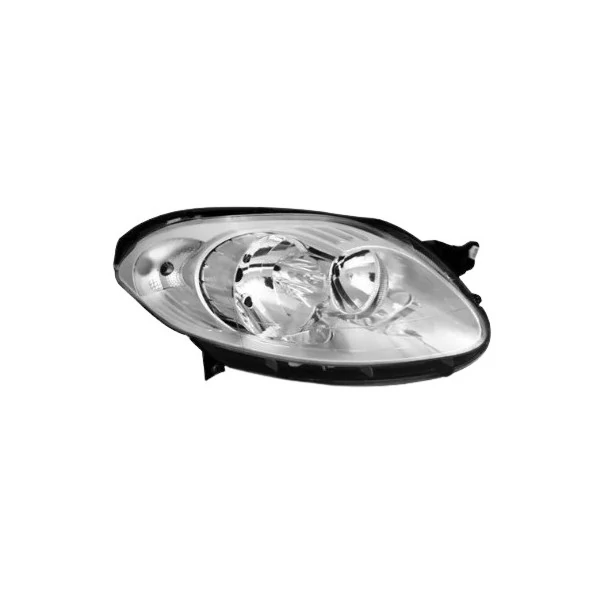 Farol Principal FIAT PALIO Lado Direito Máscara Cromada - CAMBUCI IMPORTS 037795